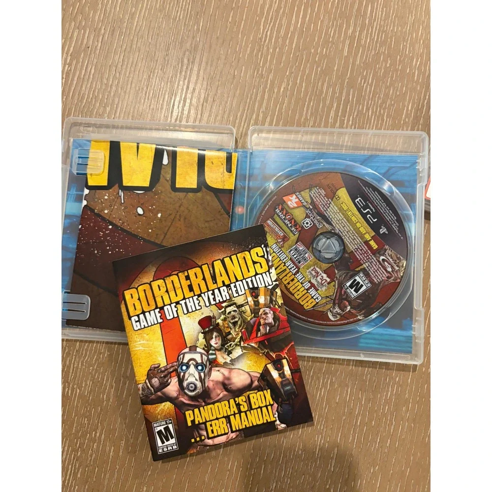 LOT Borderlands Borderlands 2 PS3 Complete Playstation Game of the Year‎ Edition